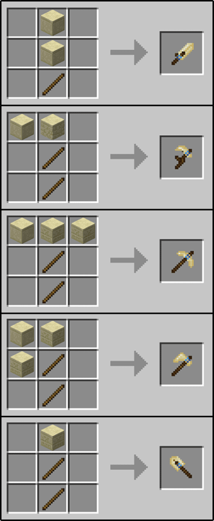 Sandstone tools