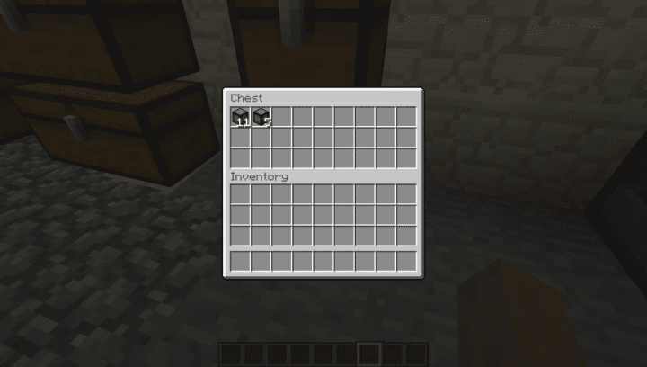 A single​ chest after using the ⁣Condensed Blocks Mod