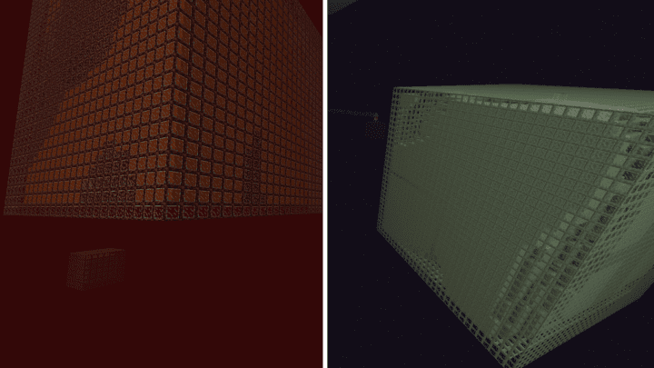Nether and End in CubeWorld Mod