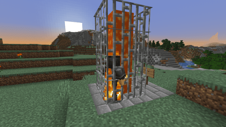 Lava Cage Trap from ‌Lucky Block