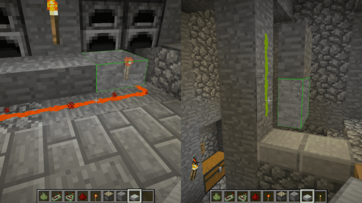 Redstone Paste under a slab