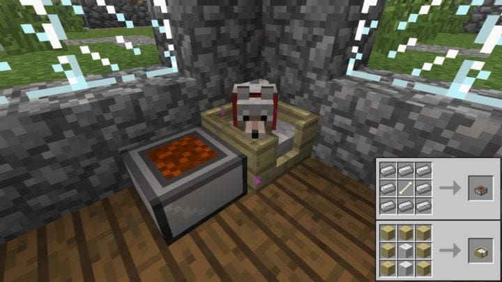 Customizable beds in Doggy Talents Mod