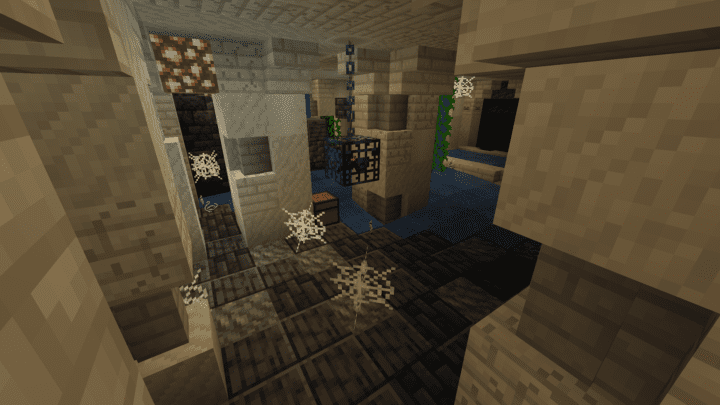Exploring ⁣the depths of a bone dungeon in Minecraft