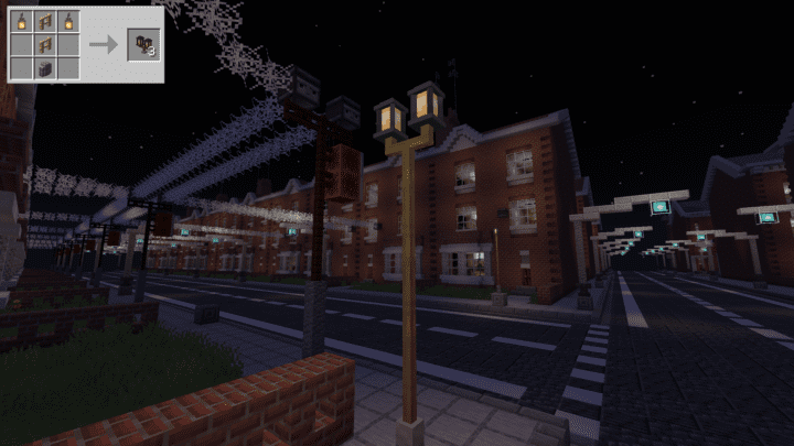 Double Street Lamp in⁤ Minecraft