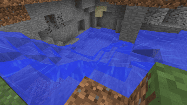 Large body of water enhanced by the Streams Mod