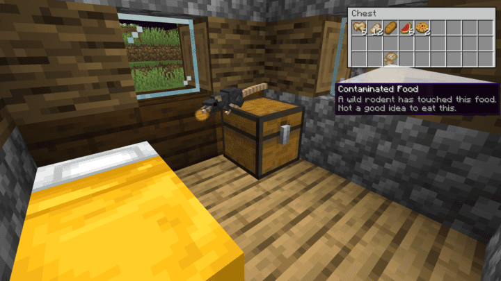 Rats Stealing Food in‌ Minecraft