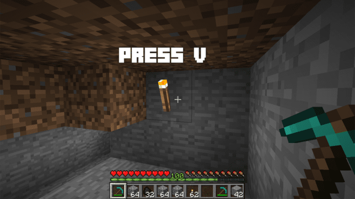 Additional Illuminator feature of Super Miner mod